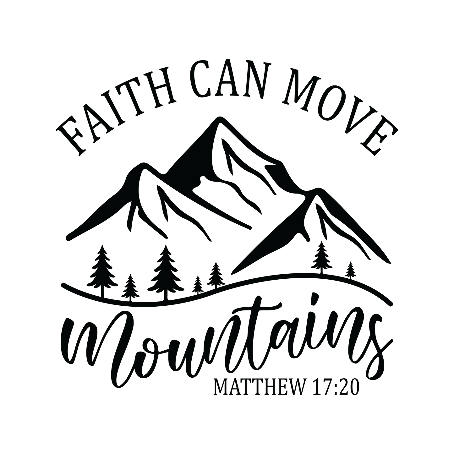 Faith can move Mountains