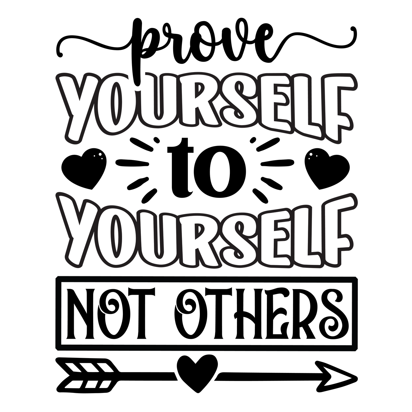 prove yourself to yourself not others